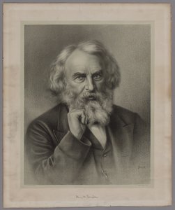 Henry Wadsworth Longfellow, 1875. autorstwa J. Baker
