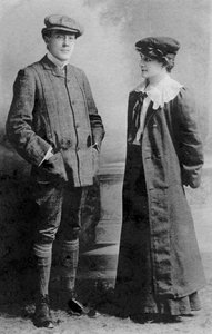 Mabel Hackney i Laurence Irving, 1907.