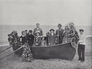 Girlanda Day w Abbotsbury, Festiwal Neptuna autorstwa J. Benjamin Stone