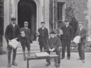 Hallaton Hare Pie Festival, wikariusz i delegacja autorstwa J. Benjamin Stone