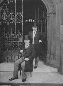 Sir Edward Reed, K.C.B. i pan E.T. Reed autorstwa J. Benjamin Stone