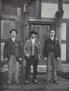 Stratford-on-Avon Mop, oznaczający Hire autorstwa J. Benjamin Stone