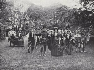Korowód Sherborne, Morris Tancerze w Greenwood autorstwa J. Benjamin Stone