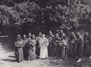 Korowód Sherborne, nadejście Ealdhelm autorstwa J. Benjamin Stone