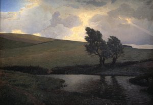 Prysznicowy krajobraz. Nagroda Łowcy, Zelandia autorstwa J. Bentzen Bilkvist