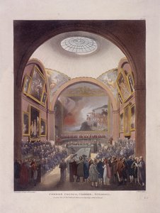 Sala Rady Guildhall, Londyn, 1808