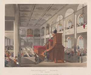 Towarzystwo Filantropijne, Kaplica, 1 kwietnia 1809., 1 kwietnia 1809. autorstwa J. Bluck