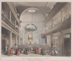Kaplica rzymskokatolicka, Lincolns Inn Fields, 1 kwietnia 1808 r., 1 kwietnia 1808 r.
