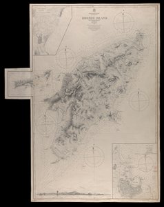 Archipelag śródziemnomorski Wyspa Rodos zbadany... pod kierunkiem komandora T Gravesa RN HMS "Beacon" (1841)
