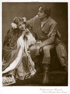 "Ferdynand i Miranda", ok. 1900. autorstwa J Caswall Smith
