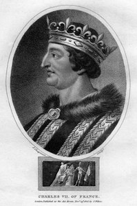 Karol VII, król Francji, 1805. autorstwa J. Chapman