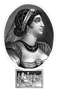 Kleopatra, królowa Egiptu, 1804. autorstwa J. Chapman