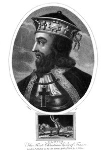 Clovis, pierwszy chrześcijański król Franków, 1806.