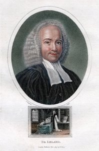 John Leland, XVIII-wieczny angielski pastor prezbiteriański i autor prac teologicznych, 1813.