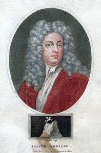 Joseph Addison, angielski polityk i pisarz, 1796. autorstwa J. Chapman