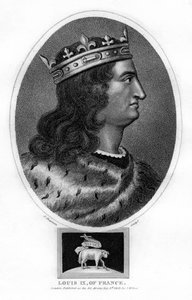 Ludwik IX, król Francji, 1805. autorstwa J. Chapman