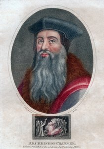 Thomas Cranmer, arcybiskup Canterbury, 1802. autorstwa J. Chapman
