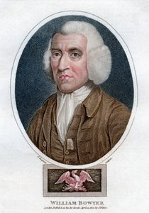 William Bowyer, XVIII-wieczny angielski drukarz i redaktor literacki, 1800. autorstwa J. Chapman