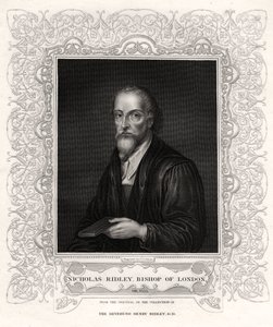 Nicholas Ridley, biskup Londynu, XIX wiek autorstwa J. Cochran