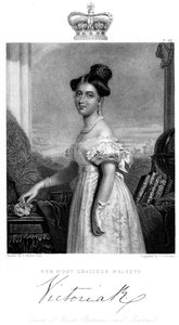 Wiktoria, królowa Wielkiej Brytanii i Irlandii, c1838