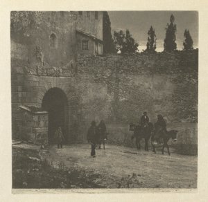 Praca kamery: brama - Segovia autorstwa J. Craig Annan