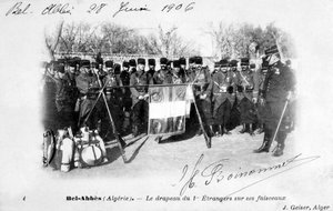 1 pułk francuskiej Legii Cudzoziemskiej, Sidi Bel Abbes, Algieria, 1906