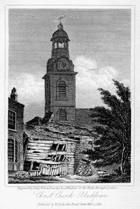 Christ Church, Blackfriars, Southwark, Londyn, 1817.