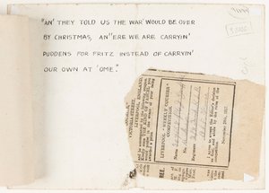 List do redaktora naczelnego „Liverpool Weekly Courier”, 1917 r. autorstwa J. Griffiths