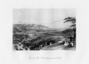Widok z Box Hill, w kierunku Norbury, XIX wiek.