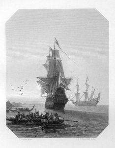 Abel Tasman, XVII-wieczny holenderski marynarz, odkrywca i kupiec, c1870