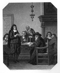 Benedykt Spinoza, XVII-wieczny filozof holenderski, ok. 1870.