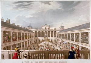 „Widok na New Hungerford Market”, Westminster, Londyn, 1833