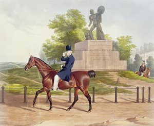 Widok w Hyde Parku, grawerowane przez J. Wilsona, 1852 autorstwa J. Harrison