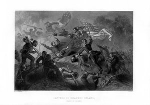 Charge of the Zouaves, Zdobycie Roanoke Island w Północnej Karolinie, 1862-1867.