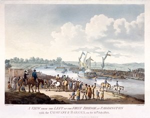 Bayswater, Paddington, Londyn, 1801 autorstwa J Jeakes