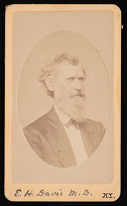 Portret Edwina Hamiltona Davisa 1811-1888, przed 1888 rokiem. autorstwa J Kraft
