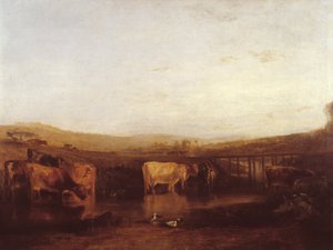 Związek Tamizy i Izydy ( „Dorchester Mead, Oxfordshire) autorstwa Joseph Mallord William Turner