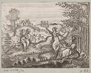 Ilustracja do Adama Oleariusa, „Perski Rosenthal genialnego poety Schicha Saadi […]”, Szlezwik 1660