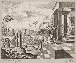 Ilustracja do Adama Oleariusa, „Perski Rosenthal genialnego poety Schicha Saadi […]”, Szlezwik 1660