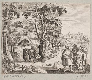 Ilustracja do Adama Oleariusa, „Perski Rosenthal genialnego poety Schicha Saadi […]”, Szlezwik 1660