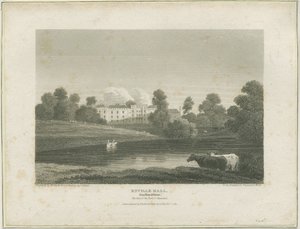 Enville Hall: grawerowanie, bd [ok. 1814] (druk) autorstwa John Preston Neale