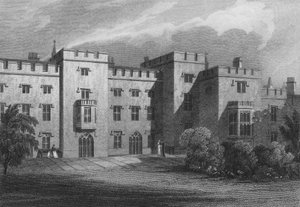 Dom Mówców, Westminster, front rzeki (grawerowanie)