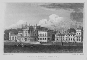 Wentworth House, Yorkshire autorstwa John Preston Neale