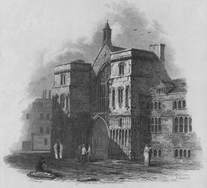 Sala Westminsterska (grawerowanie) autorstwa John Preston Neale