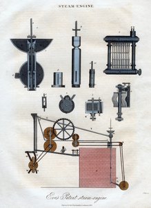 Eves Patentowy silnik parowy, 1827.