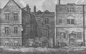 Monteagle House, w pobliżu kościoła St Saviors, Southwark, 1808, 1912