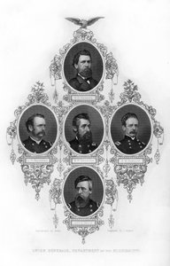 Generałowie Unii Departamentu Mississippi, wojna secesyjna, 1862-1867.