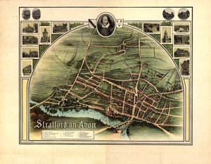 Stratford na Avon. autorstwa J. Ross Brown