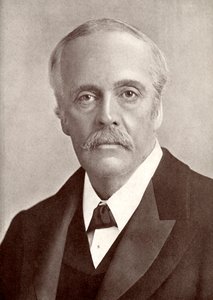 Arthur James Balfour, 1. hrabia Balfour, brytyjski mąż stanu i premier, 1912. autorstwa J Russell and Sons