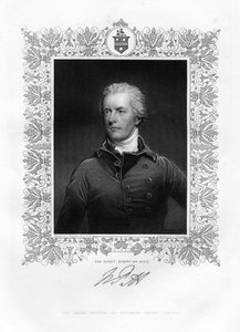 William Pitt, młodszy, brytyjski polityk i premier, XIX wiek autorstwa J. Thomson